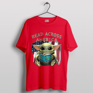 Read with the Child Grogu RAA Red T-Shirt