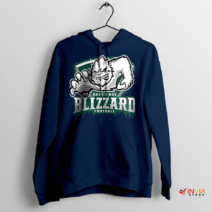 Ready Fashion Blizzard Football Apparel Navy Hoodie