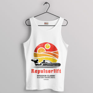 Repulsorlift Vehicles Tatooine Sunset Tank Top