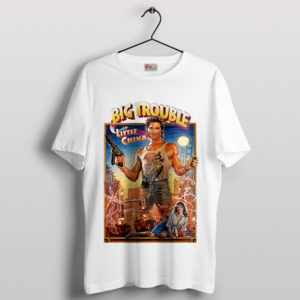 Retro Movie Chinatown with Big Trouble White T-Shirt