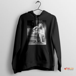 Retro Mystery of Marilyn Monroe Black Hoodie