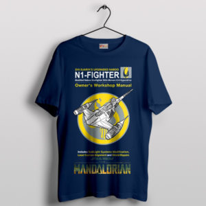 Retro N1 Fighter Manual Star Wars Navy T-Shirt