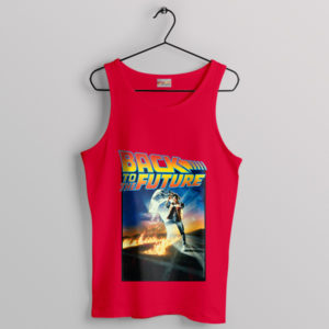 Retro Sci-Fi Back to the Future Film Red Tank Top