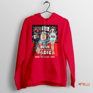 Retro Sci-Fi Brain That Wouldn't Die Red Hoodie