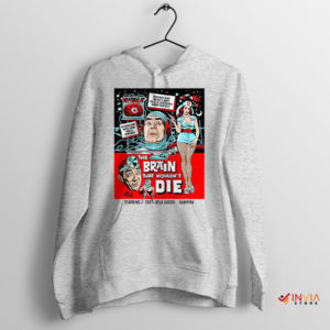 Retro Sci-Fi Brain That Wouldn't Die Sport Grey Hoodie