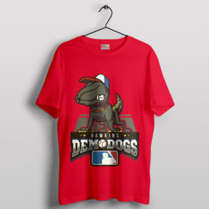 Retro Stranger Things Hawkins Demodogs Red T-Shirt