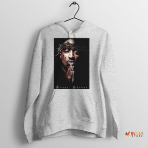 Revolutionary Faith Tupac Shakur Sport Grey Hoodie