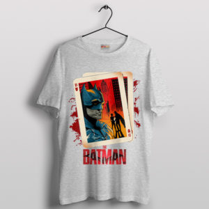 Rise as the Batman Card King Comic Sport Grey T-Shirt