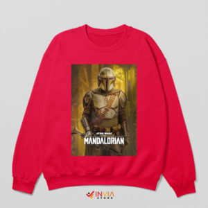 Rise of the Bounty Hunter Mando Red Sweatshirt