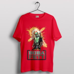 Rising from the Shadows Boba Fett Red T-Shirt