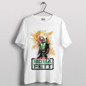 Rising from the Shadows Boba Fett White T-Shirt