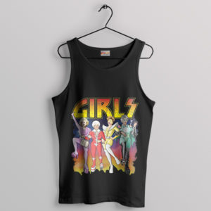 Rock Golden Girls Kiss Band Tank Top