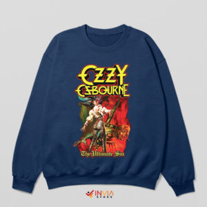 Rock Legend The Ultimate Sin Ozzy Navy Sweatshirt