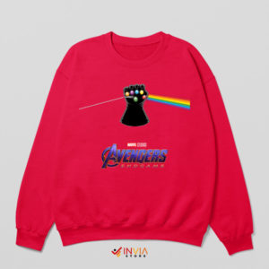 Rock Out with Thanos and Pink Floyd Red Sweatshirt