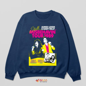 Rock n Roll Classic Still Misbehavin Navy Sweatshirt