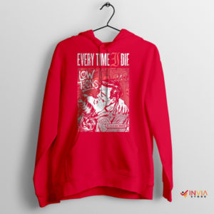 Rock to the Beat of Low Teens Album Red Hoodie