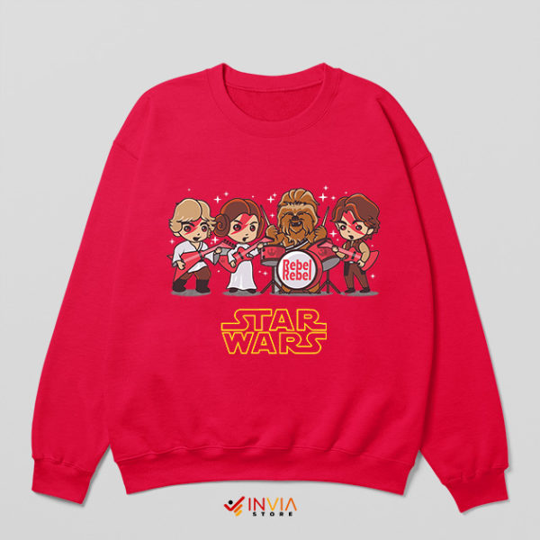 Rogue One Rebels Kiss Band Red Sweatshirt