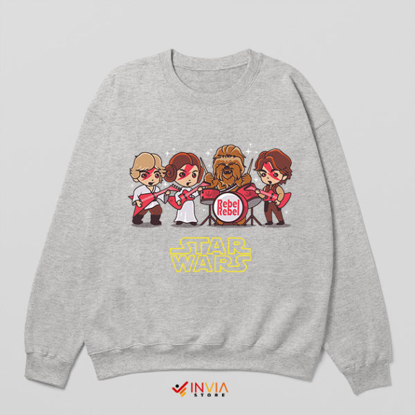 Rogue One Rebels Kiss Band Sport Grey Sweatshirt