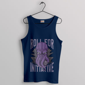 Roll For Adventure DnD Initiative Navy Tank Top