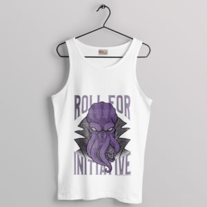 Roll For Adventure DnD Initiative White Tank Top