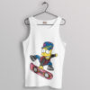 Roll with Bart Iconic Skateboarding Tank Top