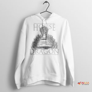 Royal Ambitions Iron Throne HOTD White Hoodie