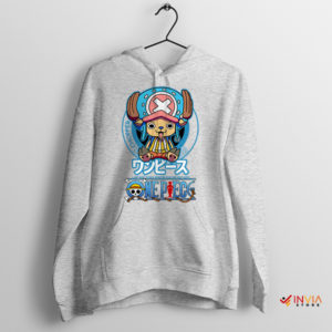 Sail the Grand Line with Tony Chopper Sport Grey Hoodie