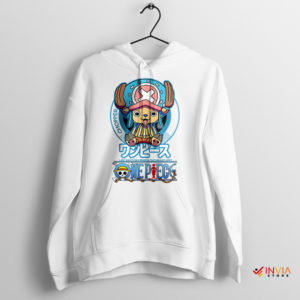 Sail the Grand Line with Tony Chopper White Hoodie