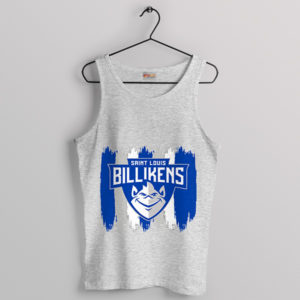 Saint Louis Billikens Flag Graphic Sport Grey Tank Top