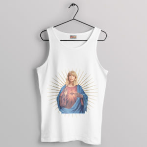 Saintly Serenade Taylor Swift Jesus Tank Top