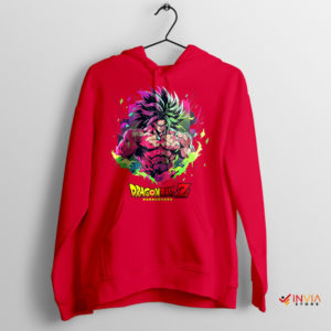 Saiyan Empire with Broly Dragon Ball White Red Sweatshirt