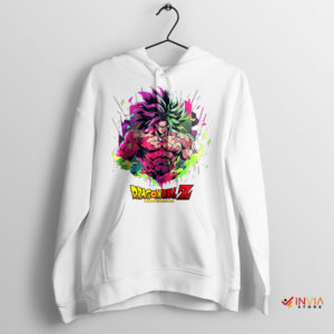 Saiyan Empire with Broly Dragon Ball White White Sweatshirt