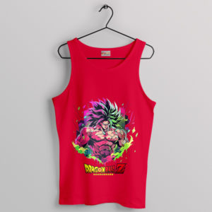 Saiyan Saga Super Broly Dragon Ball Red Tank Top