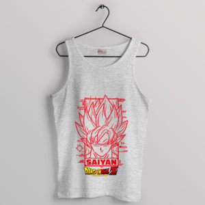 Saiyan Warrior Guide Son Goku Sport Grey Tank Top