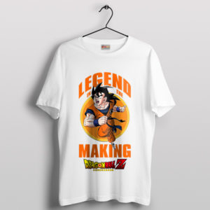 Saiyan Warrior Pride Goku Legend White T-Shirt