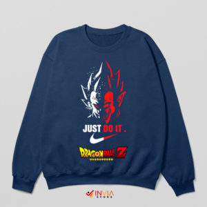 Saiyan Warriors Nike Art Goku Vegeta Navy Sweatshirt