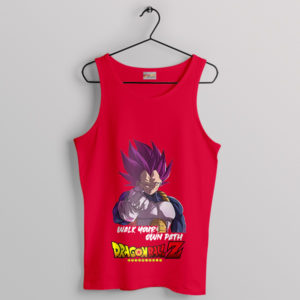 Saiyan Way Ultra Ego Vegeta DBZ Red Tank Top