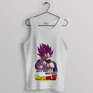 Saiyan Way Ultra Ego Vegeta DBZ Sport Grey Tank Top