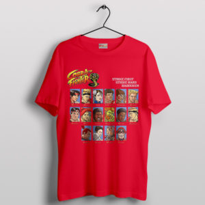 Season 5 Cobra Kai Street Fighter Red T-Shirt