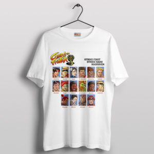 Season 5 Cobra Kai Street Fighter White T-Shirt