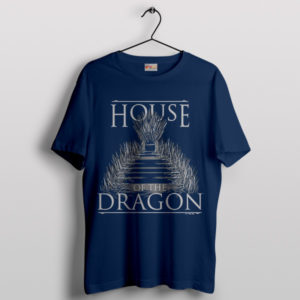 Seat of Power House of the Dragon Navy T-Shirt