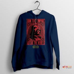 Serve the Sith Darth Vader Empire Navy Hoodie