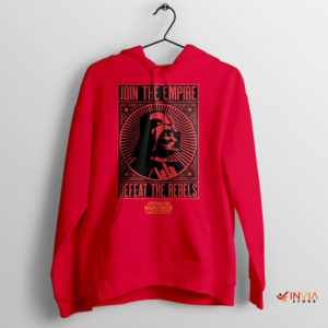 Serve the Sith Darth Vader Empire Red Hoodie