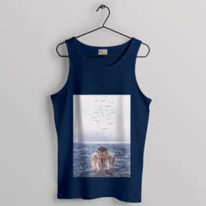 Shawn Mendes Melody Singing Vine Navy Tank Top