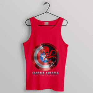 Shield Captain America Hydra Skull Red Tank Top