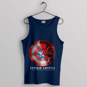 Shield Captain America Hydra Skull Tank Top