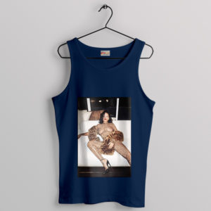 Shine Bright with Rihanna Naked Navy Tank Top