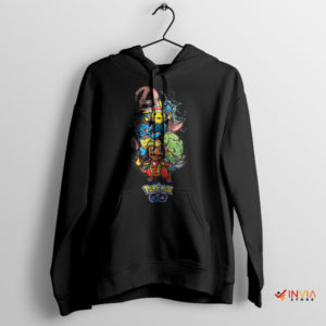 Shiny Pokemon Go Dark Avengers Hoodie