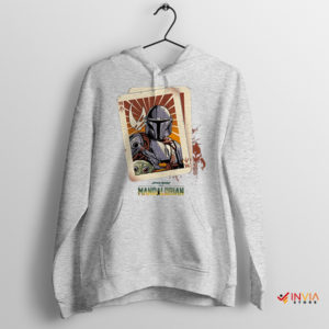 Show Your Cards King Din Djarin Mando Sport Grey Hoodie