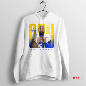 Signature Catch Odell Beckham Jr White Hoodie